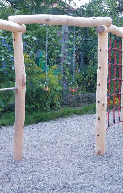 Zick-Zack-Kletterwand 4-teilig