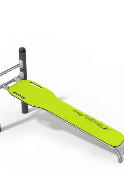 Calisthenics SitUp Bank schräg