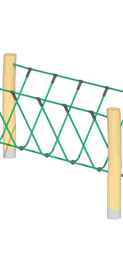 Schlaufenseilbrücke 3m