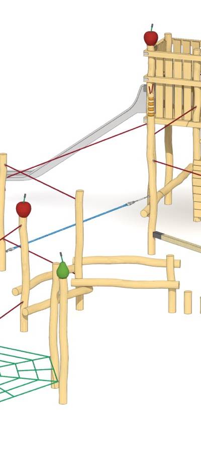 Bewegungsparcours Obstkiste