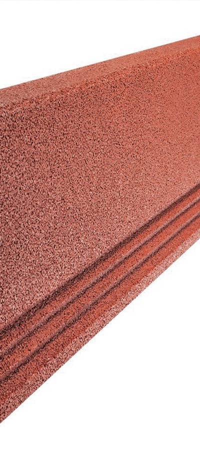 Wegeinfassung, Rot, 1000 x 250 x 50 mm