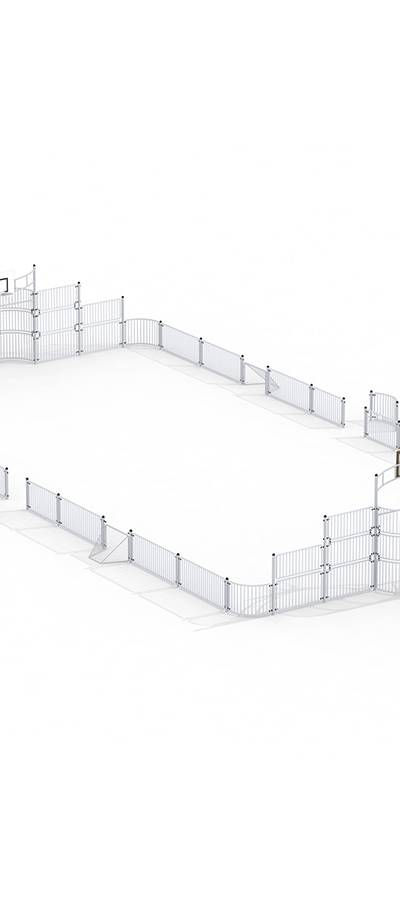Multisport-Anlage mit Mini-Tor 13x25 m