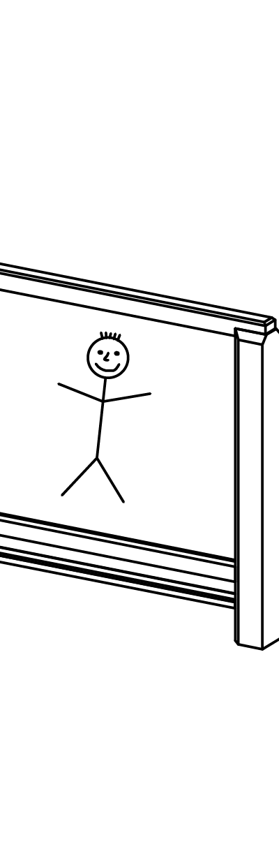 Malwand für Kleinkinder