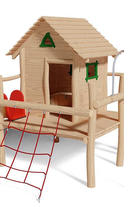 Spielhaus auf Stelzen