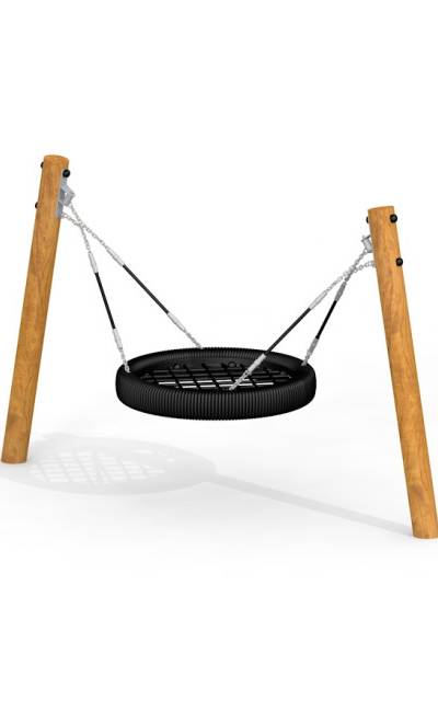 Nestschaukel Robinie 2 Pfosten