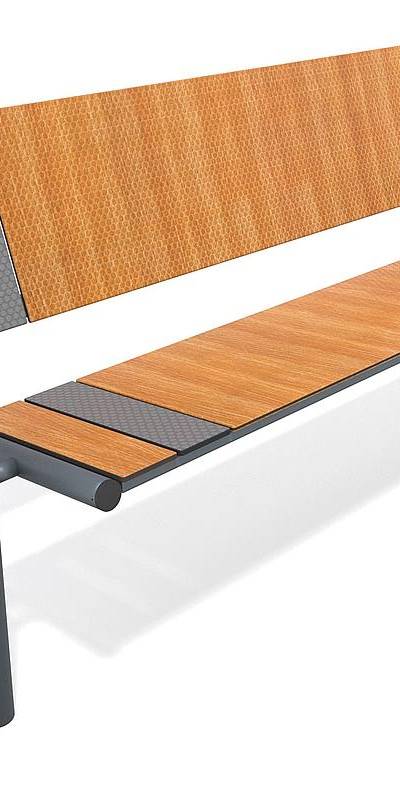 Urbaniq Bank mit Lehne Koa