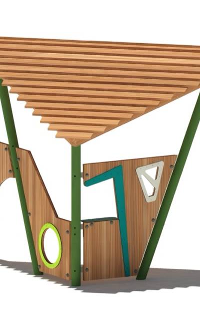 Halbes Spielhaus Forest 18202