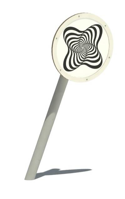 Rotierende Optikscheibe 18101, Motiv Blume