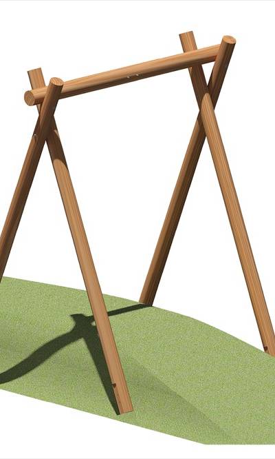 Ersatz-Holzbau - für Zielbock Seilbahn 590