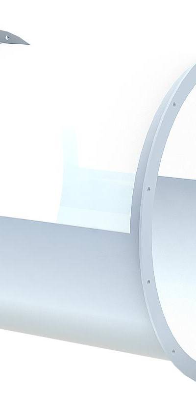 Kriechtunnel Gerade 80 cm transparent