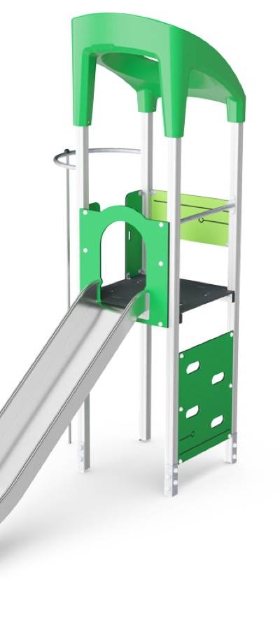 Spielturm mit Kletterwand KPL1016