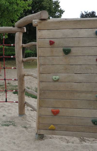 Zick-Zack-Kletterwand 3-teilig