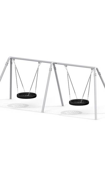 Doppelte Nestschaukel (BNS 90 cm) aus Metall
