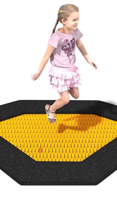 Trampolin Trapez 1,43 x 2,57 m