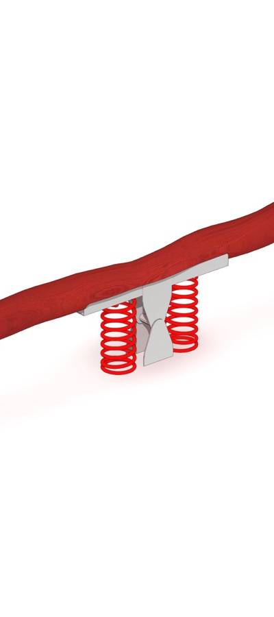 Buntstiftwippe 2-fach, Federaggregat