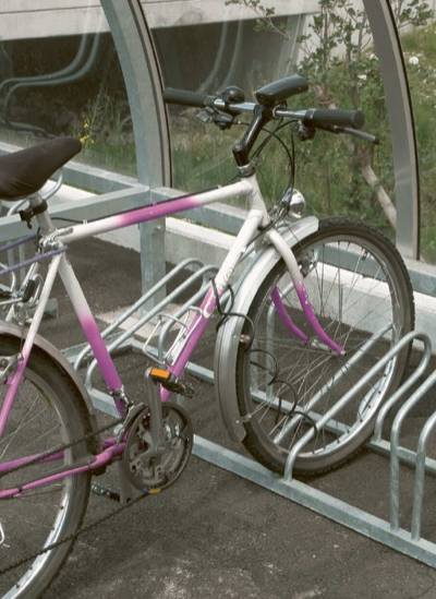 Fahrradständer A-11, einseitig hoch/tief