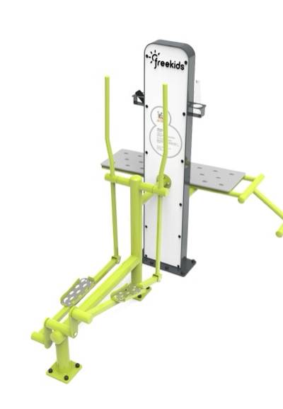 Crosstrainer + Übungsbank Plus