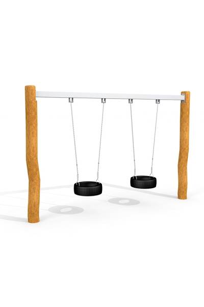 Doppel Reifenschaukel Robinie