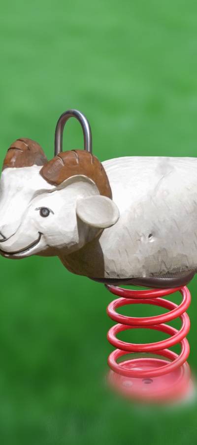 Wippgerät Ziege Schnucki