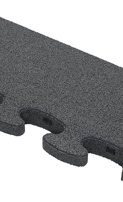 Puzzle Mat 3D Randplatte ohne Zwischenelement 45 mm grau