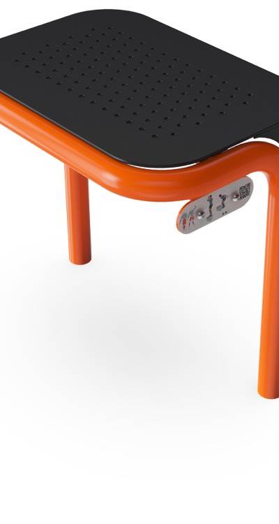 Step, 60 cm PU Stahl FAZ30301