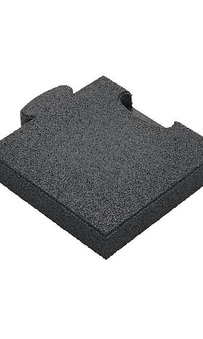 Puzzle Mat 3D Eckplatte 45 mm grau
