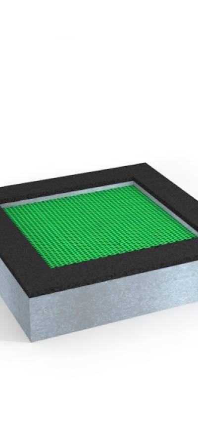 Quadratisches Trampolin (125 cm)