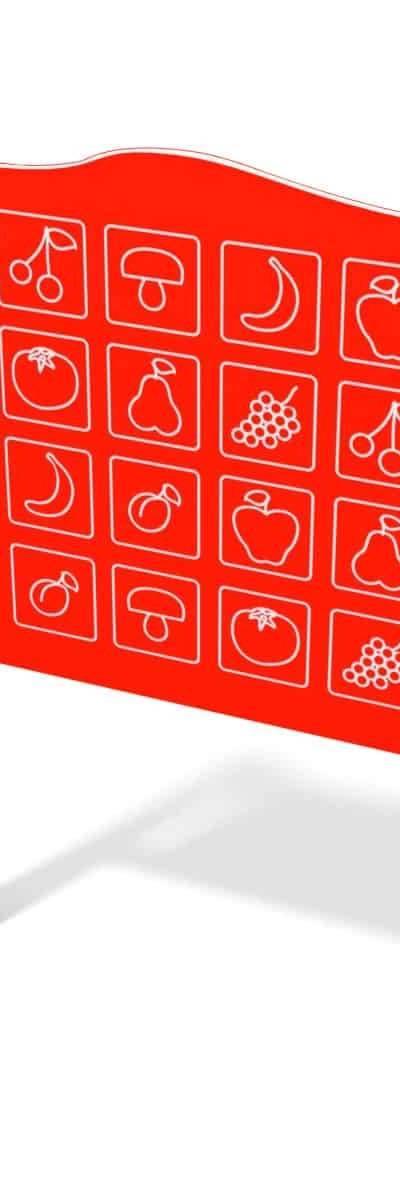 Lerntafel Fruit memory