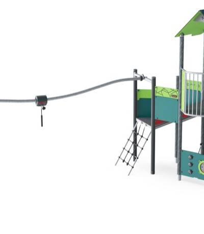 Spielturm mit Schienenbahn PCM114121