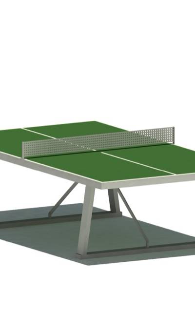 Tischtennisplatte 2008, aus Polymerbeton