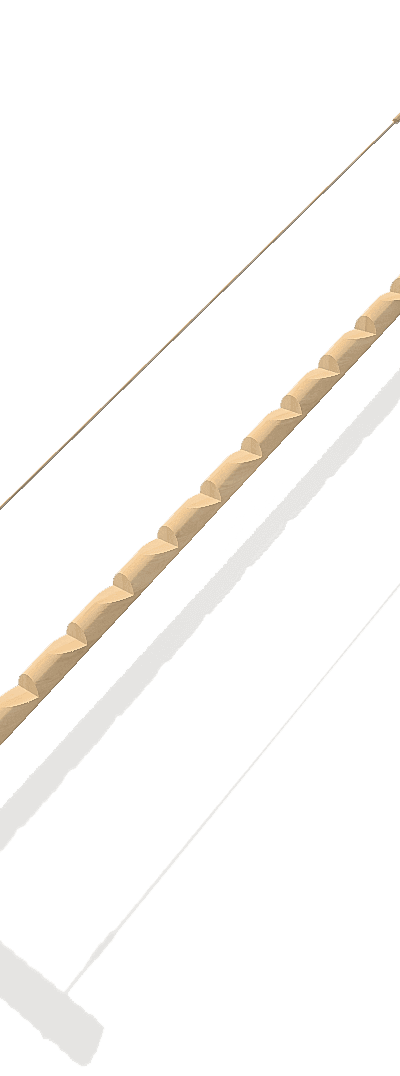 Treppenbalken 400cm