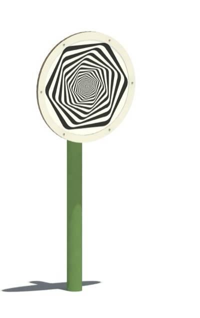 Rotierende Optikscheibe 18100, Motiv Wabbel