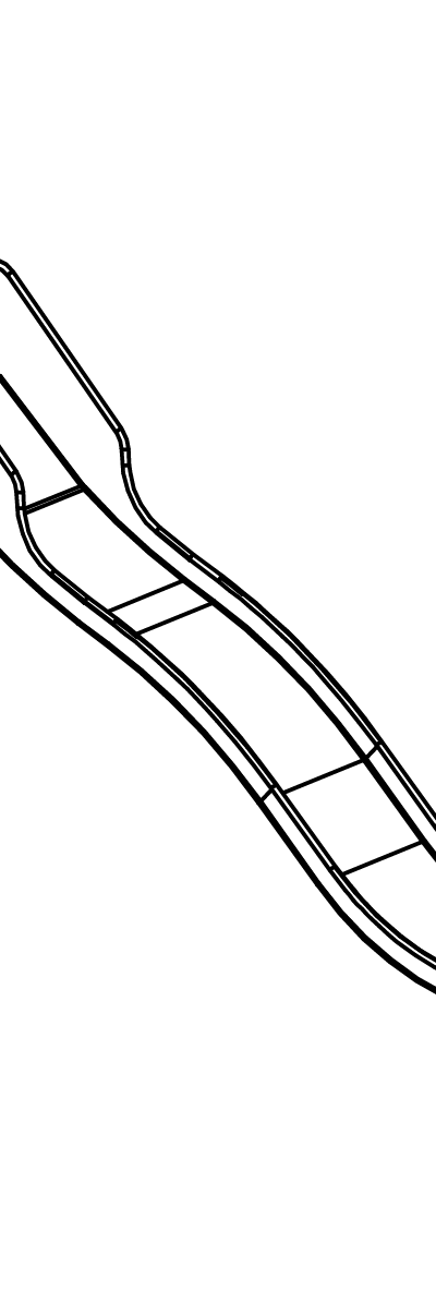 Edelstahlrutsche