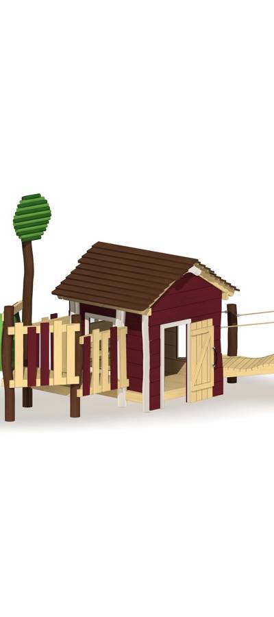Minispielanlage Schuppen