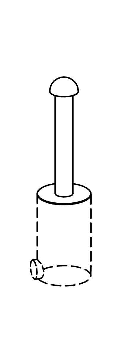 Wasserdruckknopf