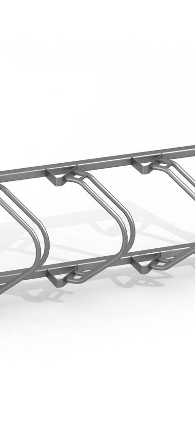 Fahrradständer Reihenparker für 4 Fahrräder