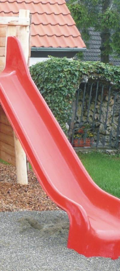 Anbaurutsche 50xPH145cm, GFK mit Flansch -