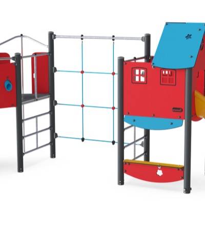 2-Turm-Spielanlage mit Sandspiel PCM202621
