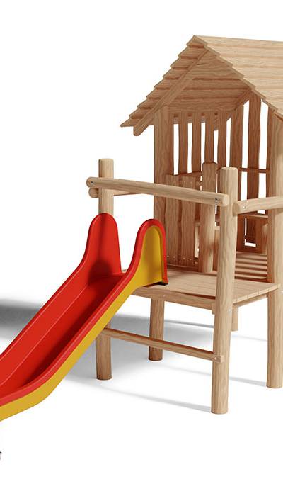 Spielhaus auf Stelzen
