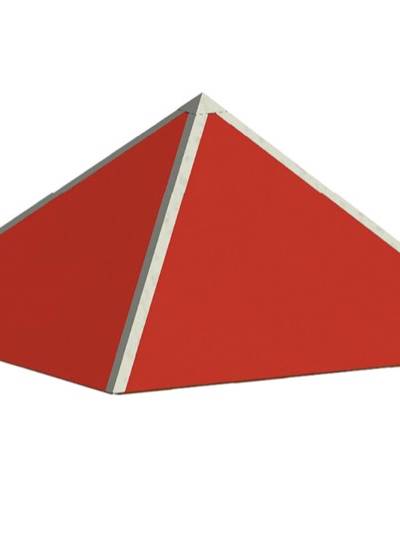 Pyramidendach, inkl. Unterkonstruktion- f. Serie 1