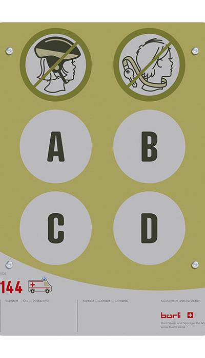 Spielplatztafel Individuell