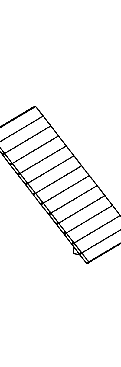 Schräge Wand