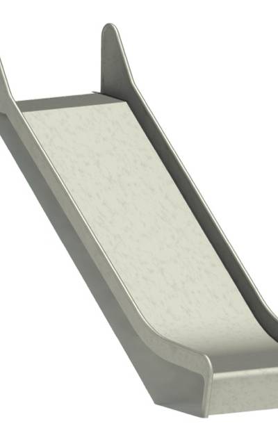 Hangrutschbahn Edelstahl, ABH 175 cm,Breite 100 cm