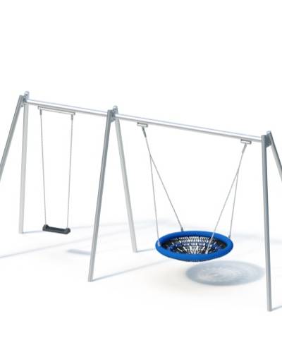 Standardschaukel-Kombination (2,50) Edelstahl