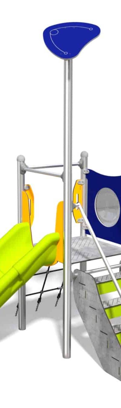 Rutsche mit Stufen für Spielplatz