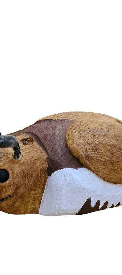Pfostenkopf/Schnitzfigur Maikäfer -