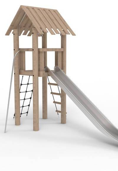 Turm mit Rutsche