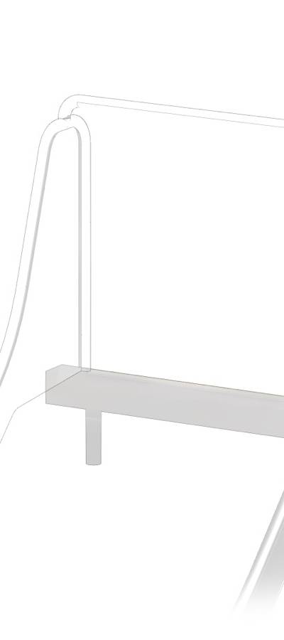 Rutschenbock für 100cm Hangrutsche