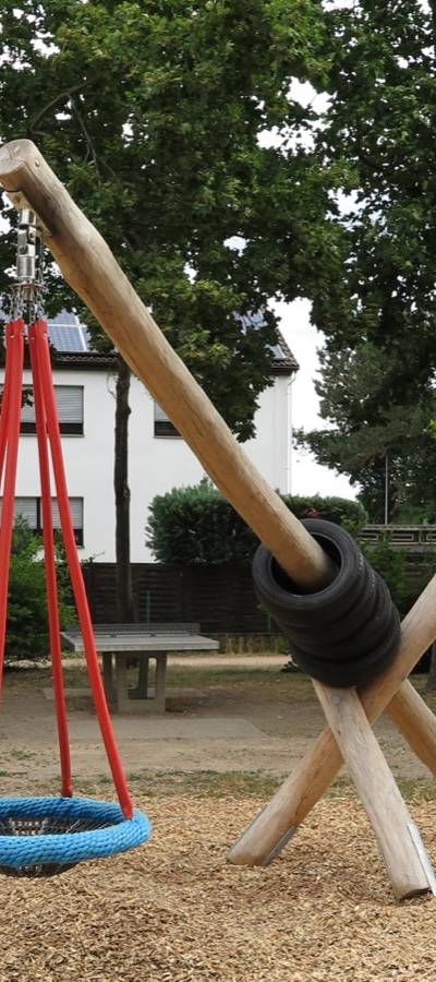 Reifenpendel mit Mini-Nestkorb Ø90cm