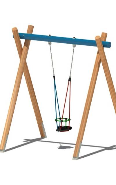 Rundholzschaukel 5110, 1-sitzig